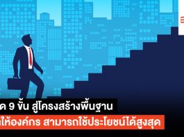 บันได 9 ขั้น สู่โครงสร้างพื้นฐาน ที่ทำให้องค์กร สามารถใช้ประโยชน์ได้สูงสุด โครงสร้างพื้นฐาน