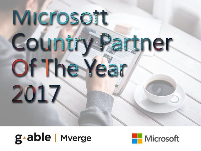 MICROSOFT COUNTRY PARTNER OF THE YEAR 2017