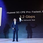 The Huawei 5G CPE Pro achieves a high speed of 3.2 Gbps in live network tests