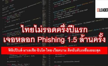 ไทยไม่รอดครี่งปีแรก เจอหลอกขโมยข้อมูล แบบ ฟิชชิ่ง (Phishing) 1.5 ล้านครั้ง