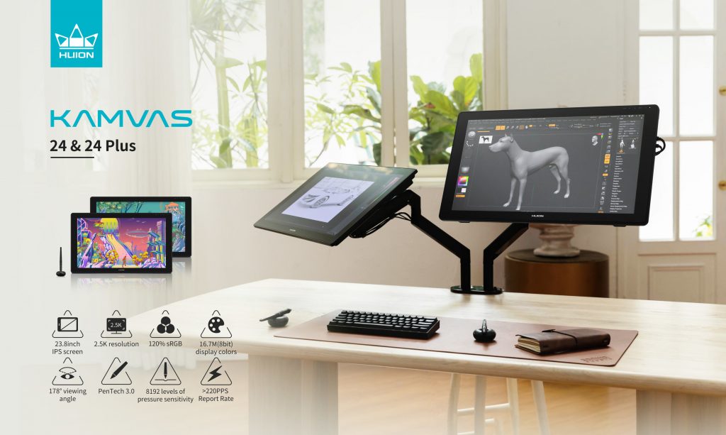 Huion Kamvas 24 และ Huion Kamvas 24 Plus