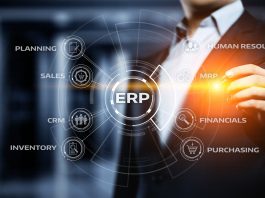 ทำความรู้จักกับ Enterprise Resource Planning หรือ ERP Enterprise Resource Planning ERP Corporate Company Management Business Internet Technology Concept.